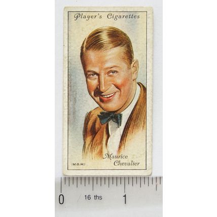 1934 Players Film Stars 2nd Series No. 10 Maurice Chevalier