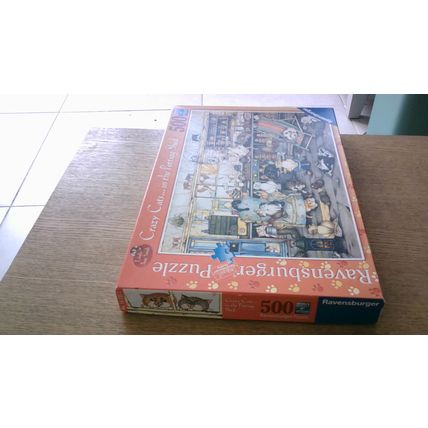 CRAZY CATS...IN THE POTTING SHED by Linda Jane Smith Jigsaw (500 Piece) 2009