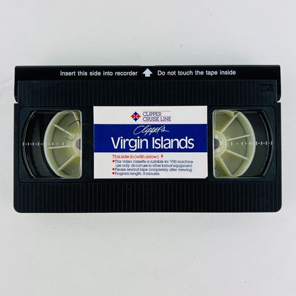 Clipper's Virgin Islands Travel Promo VHS Video Tape Very RARE