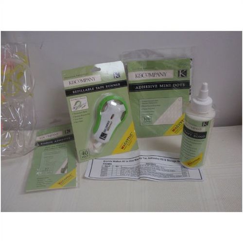 Brenda Walton All In One Wacky Tac Adhesive Kit & Storage Bag for Scrapbooking