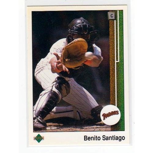 1989 Upper Deck Benito Santiago baseball card #165 – Padres