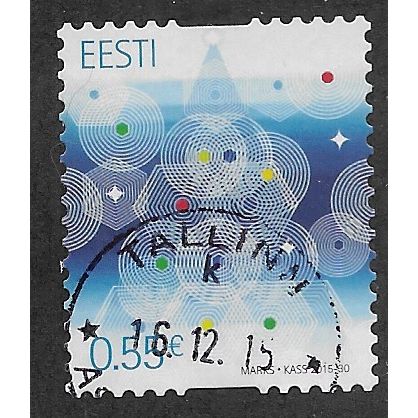 EST 2015 €0.55 (S/A) 'CHRISTMAS' FINE USED (EBID63-682)