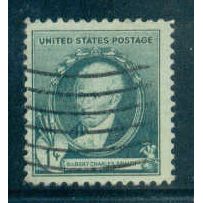 Used 884 1c Gilbert Stuart Fine Plus NA0711