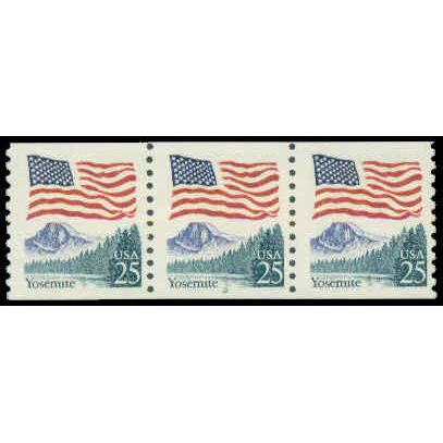 2280 25c U.S. Flag Fine MNH PNC 2/3 R0101