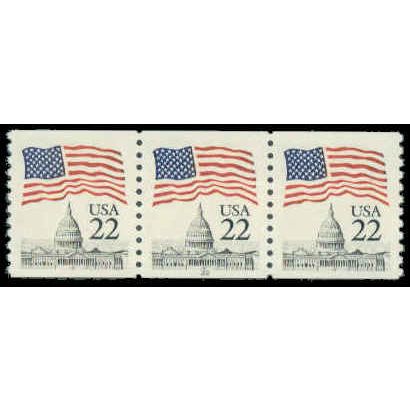 2115a 22c U.S. Flag Very Fine MNH PNC 20/3 R0761