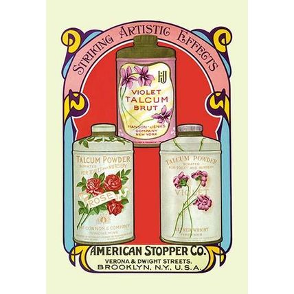 Rose and Violet Talcum Powders 20 x 30 Poster