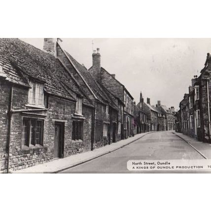 North Street Oundle Vintage Real Photo Postcard