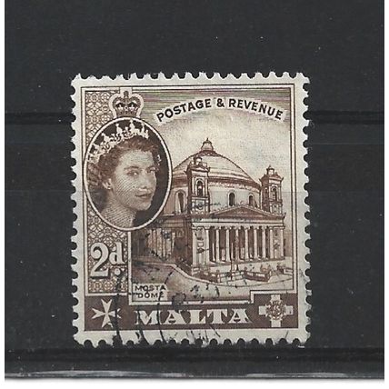 Malta.SG270 2d Mosta Church.Fine Used.Apr25z