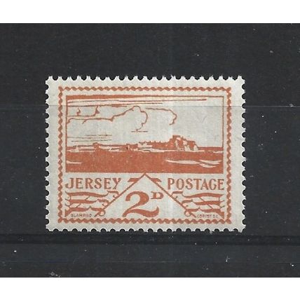 Guernsey.SG6 2d Elizabeth Castle.Mounted Mint.Aug25