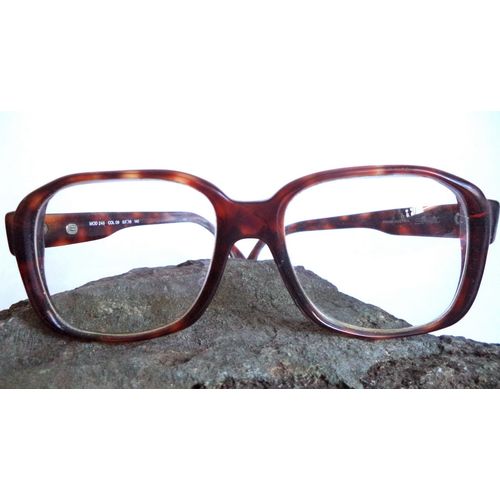 Silhouette Big Eyeglasses M246 Nerd Tortoise Horn Rim 52-18 Unisex Sunglasses