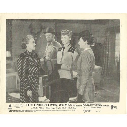 THE UNDERCOVER WOMAN Stephanie Bachelor, Robert Livingston F-O-H Stills (4)