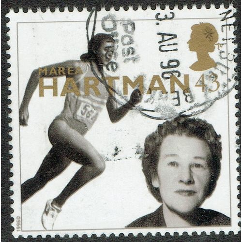 1996 Europa Famous Women 43p Gold Brownish Grey and Black SG1939 FU