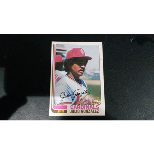 1982 Topps Card # 503 Julio Gonzalez Very Good-Excellent (4) St Louis Cardinals