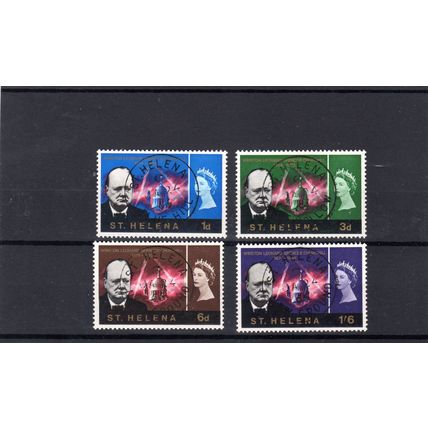 ST HELENA 1966 CHURCHILL SET FU