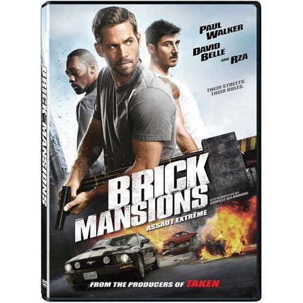 Brick Mansions (DVD) 2014 Paul Walker, David Belle, Rza NEW