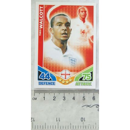 2010 Topps Match Attax World Cup Trading Card - England, Theo Walcott