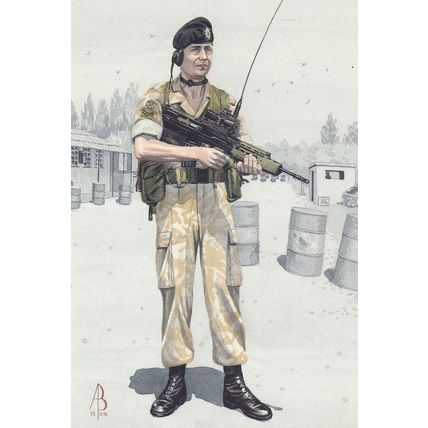 Corporal Commander Worcester & Sherwood Foresters Regiment Postcard
