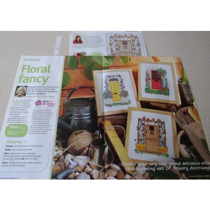 Floral Fancy Lesley Teare Cross Stitch Chart - Magazine Charts