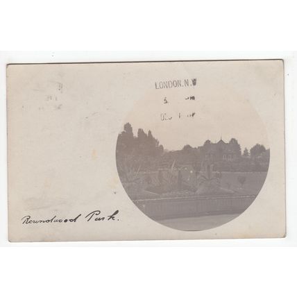 Roundwood Park Harlesden Postcard 1911 London