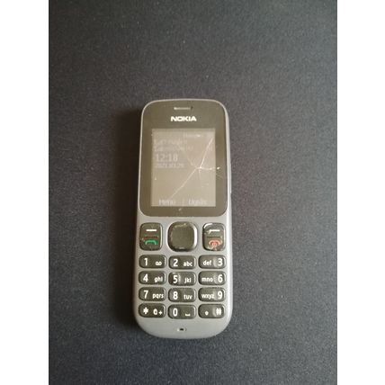 Nokia 101 phone for sale Good, cracked plexi front cover, network independent