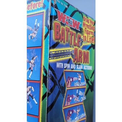 wwe wcw wwf ljn classic superstars battle arm & bret hart wrestling figure
