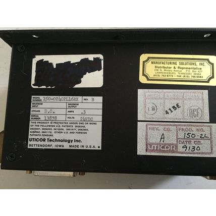 AVG UTICOR 150-024C2L16EX, PMD 150 OPERATOR INTERFACE DISPLAY ,CW
