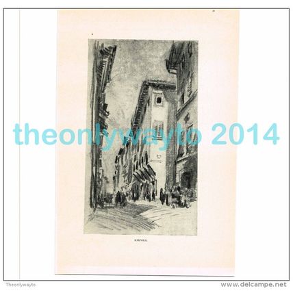 EMPOLI, ITALY, BOOK ILLUSTRATION/PRINT, 1904