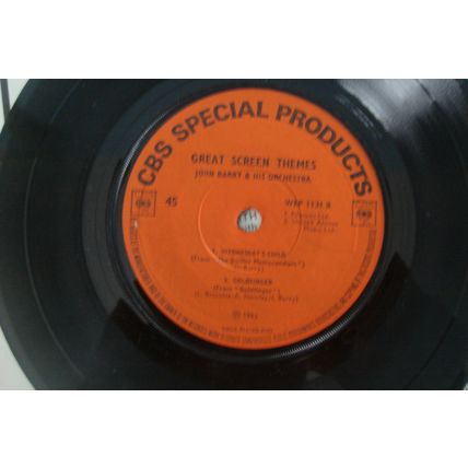 A3-JOHN BARRY/PERCY FAITH-GREAT SCREEN THEMES-UK 7" EP-1967-NM- GOLDFINGER/TARA’