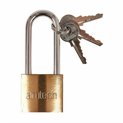 38mm Heavy Duty Padlock 55mm Long Steel Shackle Security Lock Outdoor Safety