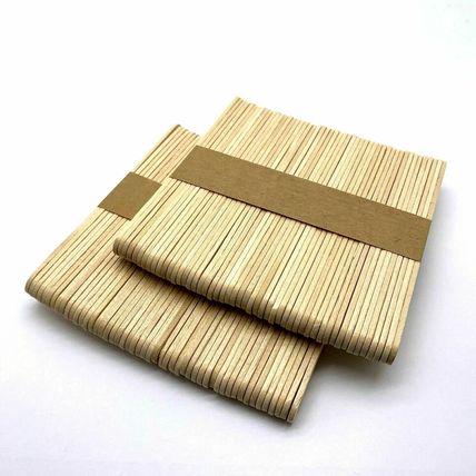 Natural Wooden Lolly Sticks Grade A 114x10x2mm Crafty Craft Genuine Art Model UK