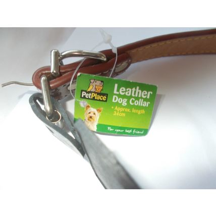 DOG COLLER LEATHER NEW (09/01 )