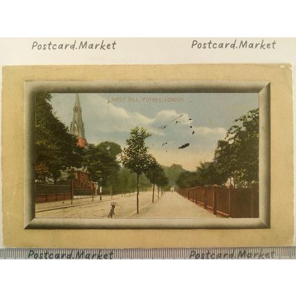 West Hill, Putney, London color damaged UNC
