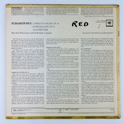 Tchaikovsky 1812 Overture / Marche Slave / Capriccio Italien Vinyl LP MS-6477