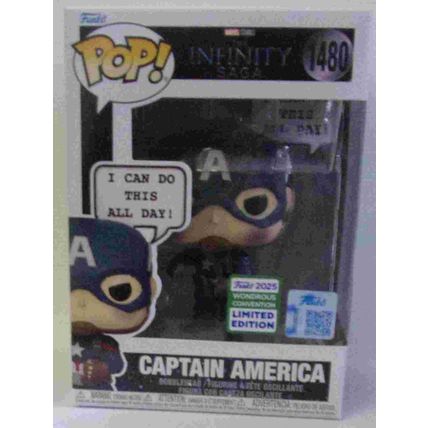 POP / FUNKO ' INFINITY SAGA ' WONDROUS CONVENTION CAPTAIN AMERICA figure (2025)