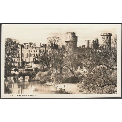 Warwick Castle, Warwickshire, c.1950s - Busst RP Postcard
