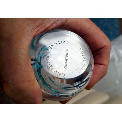 Caithness : Royal Mint - Whirlwind : Paperweight
