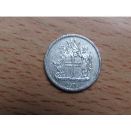 Iceland 1978 1 Krona Coin