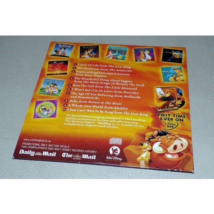 The Lion King and Friends : Special Edition : Promo CD from the Mail on Sunday .