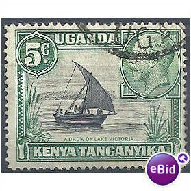 KUT 1935 SG111 5c Black & Green Fine Used .