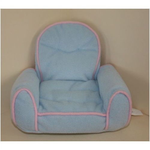 2000 Precious Moments Blue & Pink Doll Chair Plush