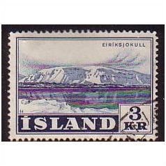 1957 Iceland - Mountain view 3 kr - used Scott #303