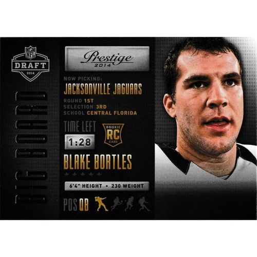 2014 Panini Prestige Draft Big Board 3 Blake Bortles RC Jacksonville Jaguars