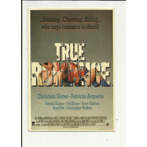 TRUE ROMANCE Patricia Arquette Poster Art Postcard by FP&M (911)
