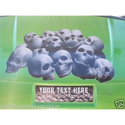 Skull Pile Golf Cart Graphics Sticker Decal Decals Skulls EZGO Club Car Go Yamah
