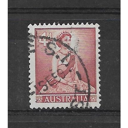 Australia.SG313 4d Queen Elizabeth II (Carmine-Lake).Fine Used.June19a