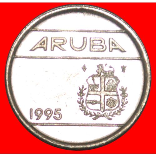 NETHERLANDS: ARUBA ★ 5 CENTS 1995 MINT LUSTER! LOW START ★ NO RESERVE!