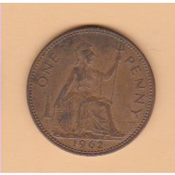 GB Penny 1962 EF to Unc