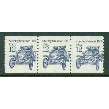 2132 12c Stanley Steamer Fine MNH Dry Gum PNC 1/3 W0373