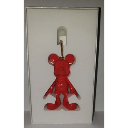 BAUBLEBAR X DISNEY MICKEY VALENTINE RED & GOLD BAG CHARM BACKPACK KEYCHAIN~NEW~