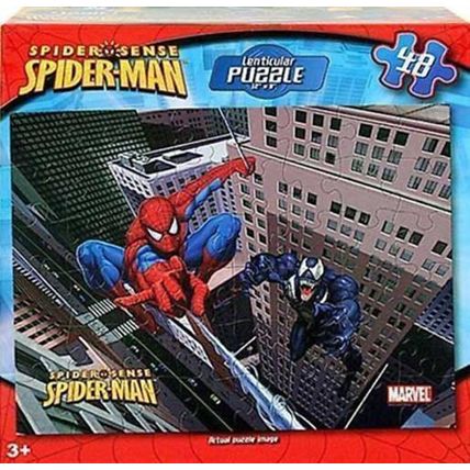 Marvel Spider Sense Spider-Man Lenticular Puzzle 48 Piece